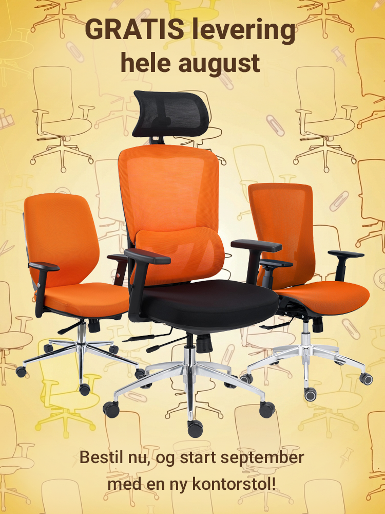 GRATIS levering hele august