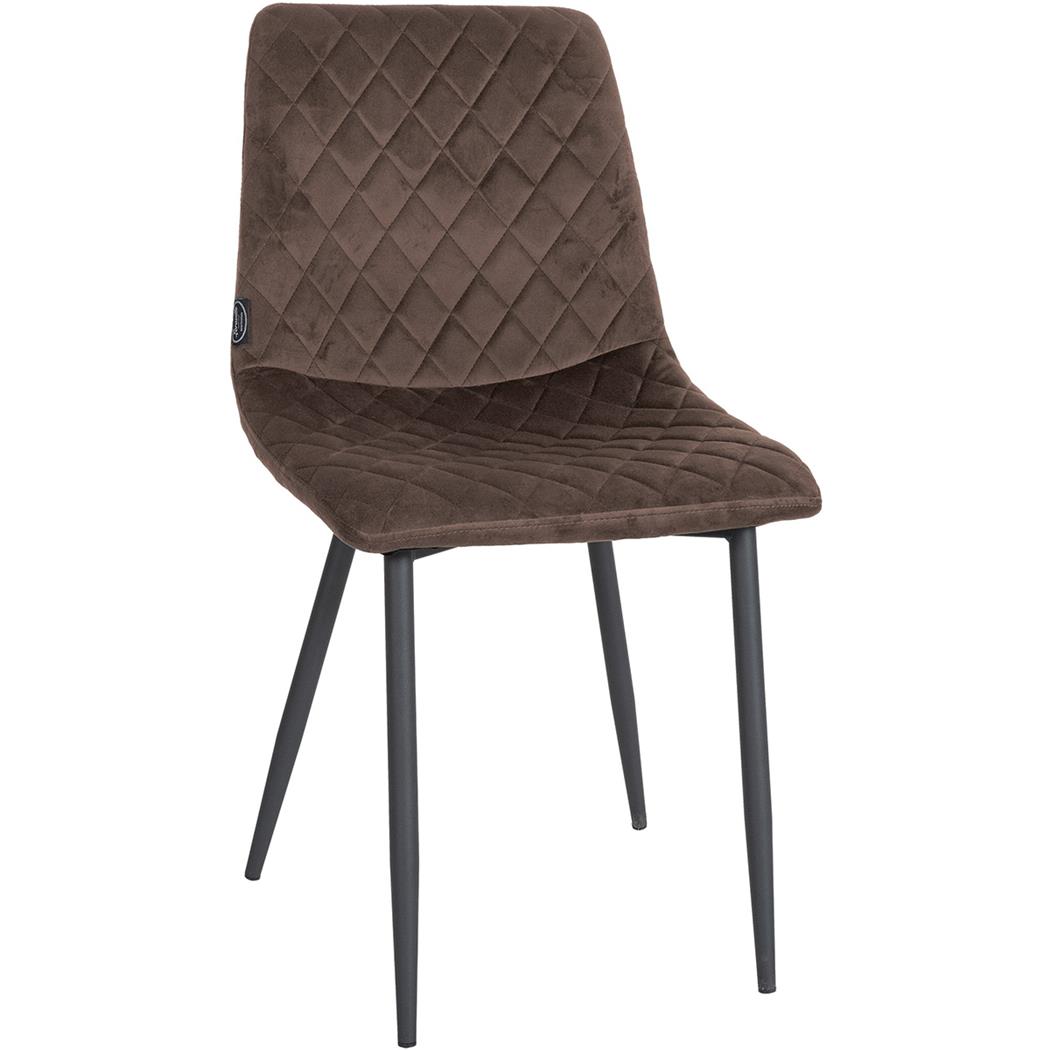Konferencestol ROY, Robust Metalstruktur, I Brunt Velour