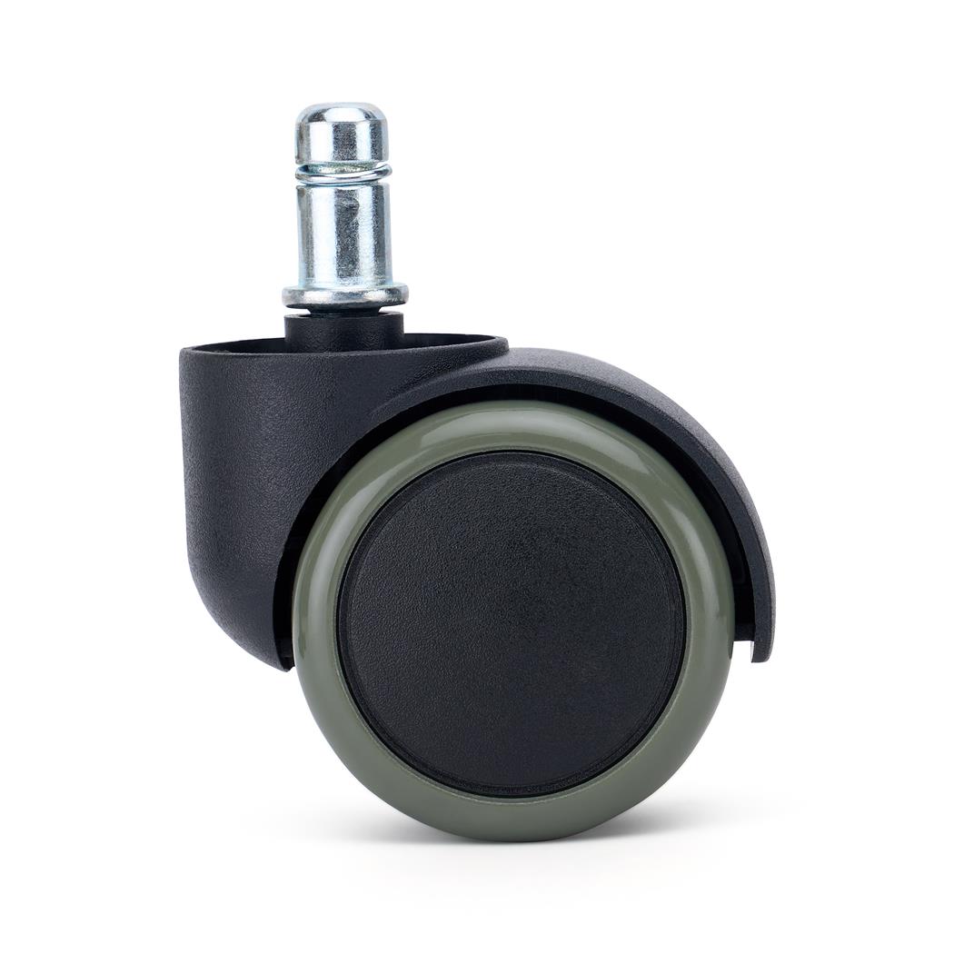 5x Hjul til Hårde Gulve, VELO, 11 mm / 50 mm, Specielt Designet til Parket, Fliser, Farve Grå