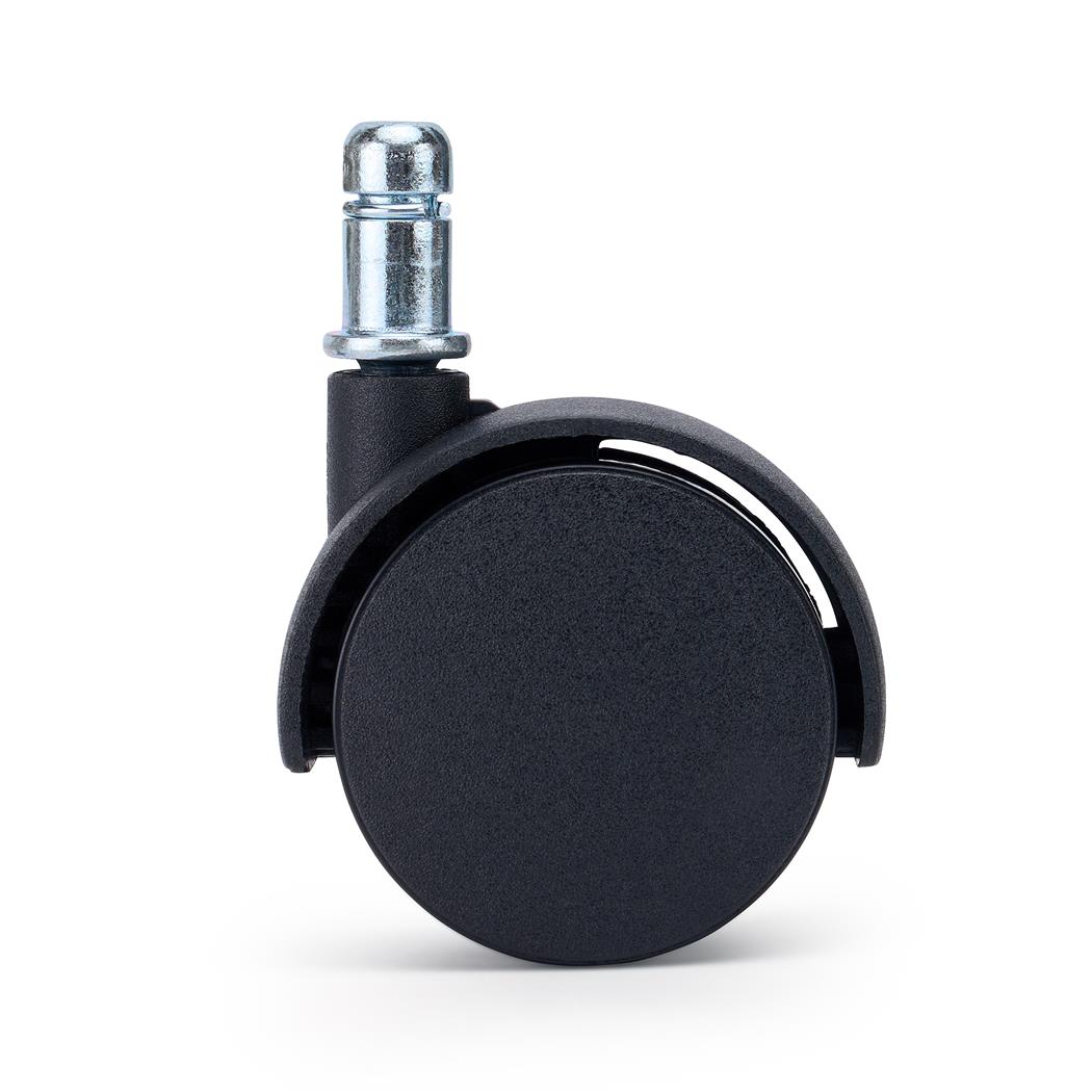 5x Hjul MOVE, 11 mm / 50 mm, til Tæpper og Gulvtæpper, Flad Sang, Farve Sort