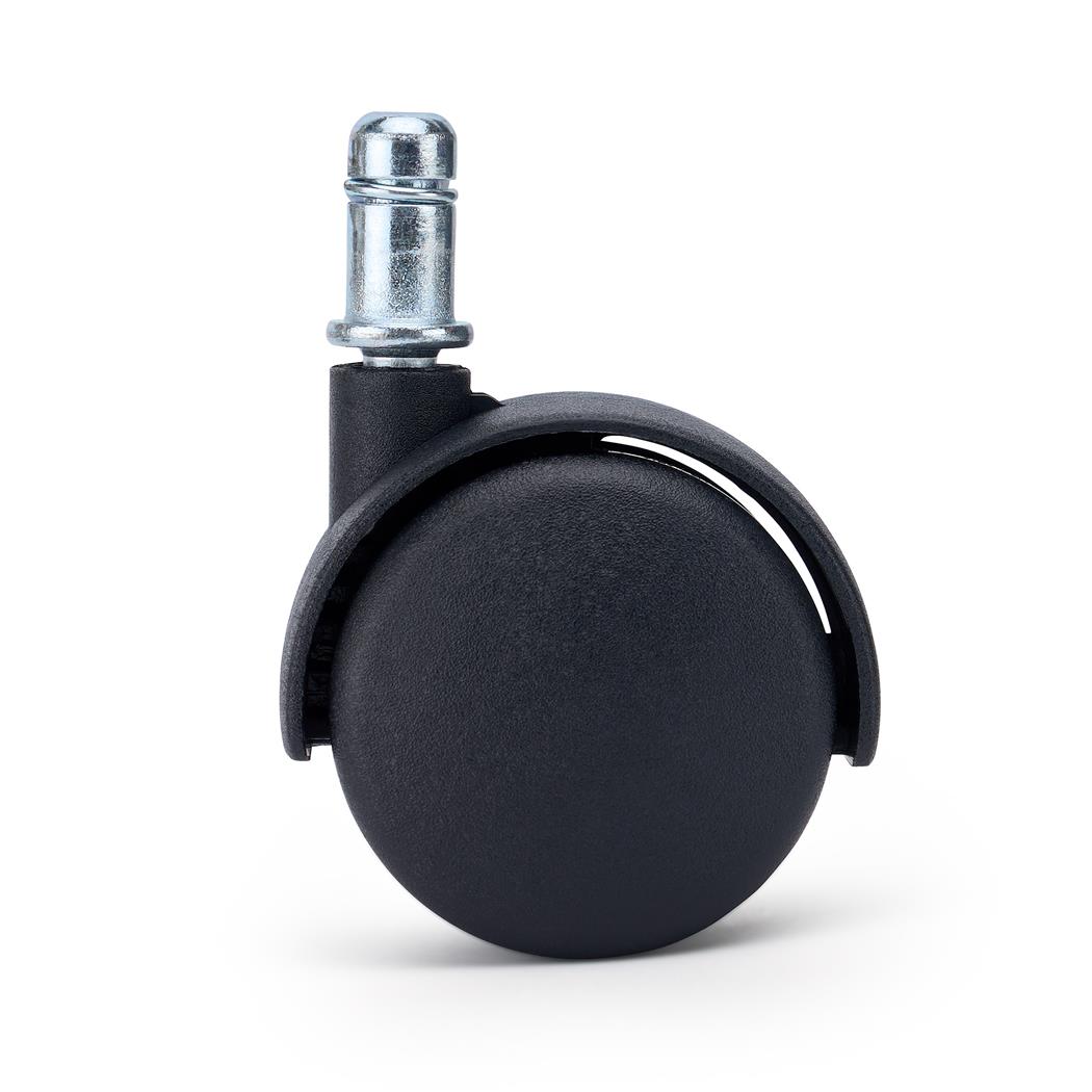 5x Hjul MOVE, 11 mm / 50 mm, til Tæpper og Gulvtæpper, Afrundet Kant, Farve Sort