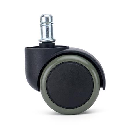 5x Hjul til Hårde Gulve, VELO, 11 mm / 50 mm, Specielt Designet til Parket, Fliser, Farve Grå