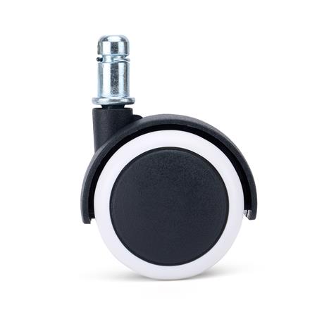 5 stk. Sæt CLASS Hjul til Hårde Gulve 11 mm / 50 mm, til Kontorstole og Lænestole, Hvid