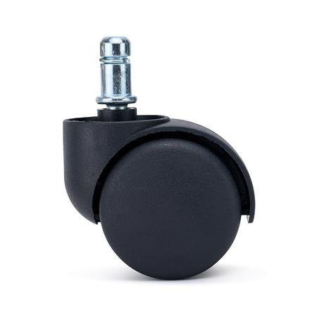 5x Hjul JACK, 11 mm / 50 mm, til Tæpper og Gulvtæpper, Universelt Design, Sort