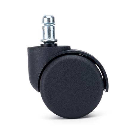 5 stk. Sæt Hjul TURN, 11x60mm, til Bløde Overflader, Sort